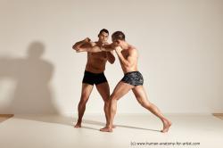 Fighting reference poses of Norbert & Radan